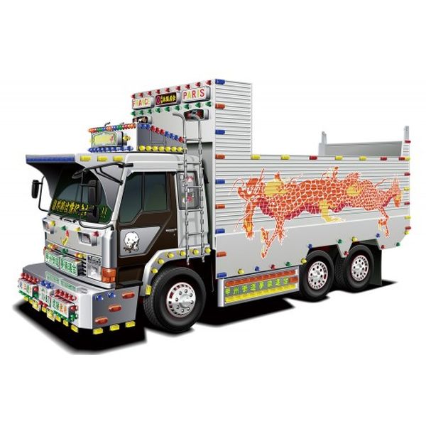 楽天市場】青島文化教材社 4tデコトラNo．4 京洛運輸