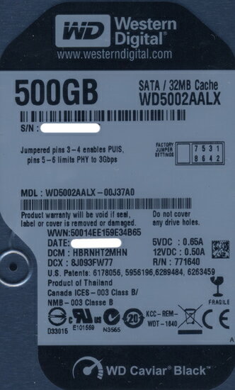 WD5002AALX