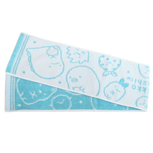 すみっコぐらし スリム ロングタオル マフラータオル すみっコ大集合 サンエックス 丸眞 抗菌防臭 男の子 女の子 ギフト ホワイトデー