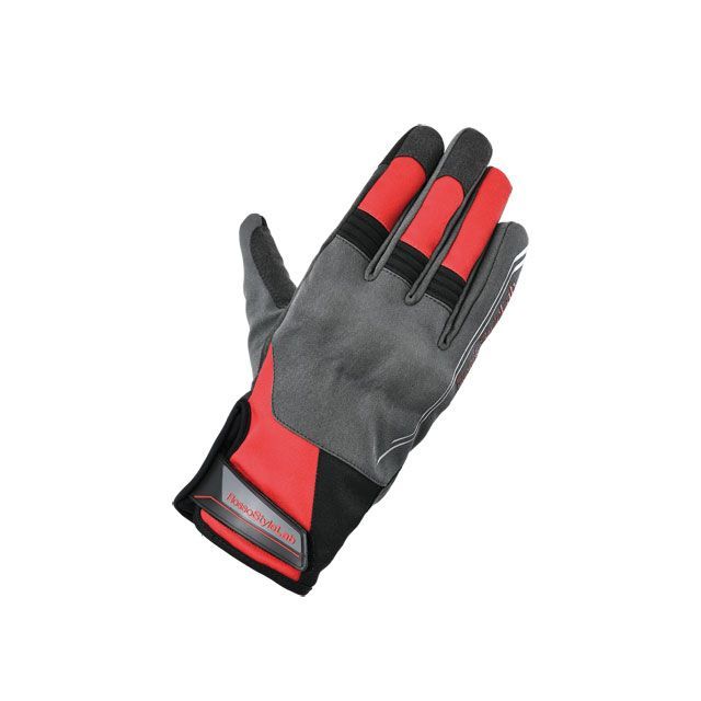 ロッソスタイルラボ Rosso StyleLab プロテクトアクティブウィンターグローブ GRAY/RED Lサイズ RSG-317/GY/RD/L