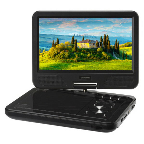 楽天市場】山善 Qriom ポータブルDVDプレーヤー CPD-ML101F(B