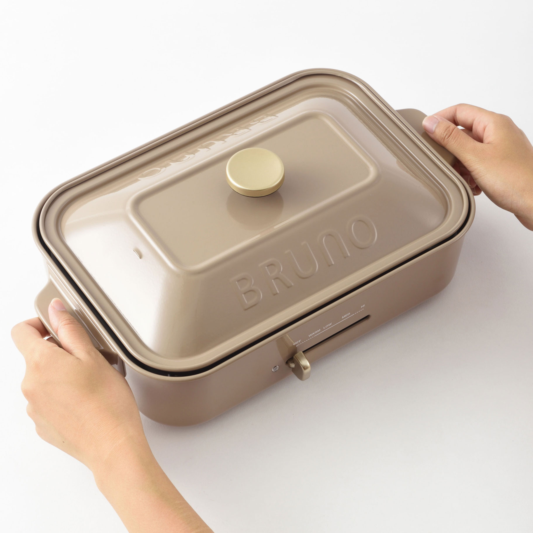⭐BRUNO コンパクトホットプレート サンドベージュ BOE021-RSABE dd87290f0c6752676bfad086a0b132