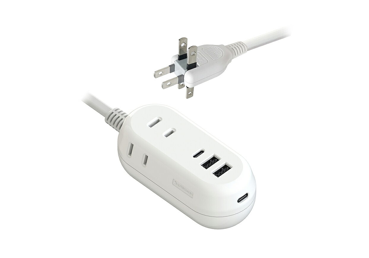 カシムラ USB付電源タップ AC-021