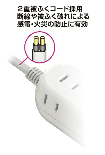 カシムラ USB付電源タップ AC-021