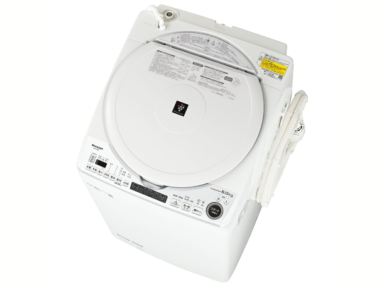 楽天市場】シャープ SHARP タテ型洗濯乾燥機 シルバー ES-TX5F-S