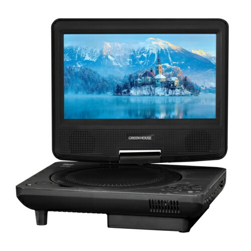 楽天市場】グリーンハウス GREEN HOUSE 7型ワイド ポータブルDVD