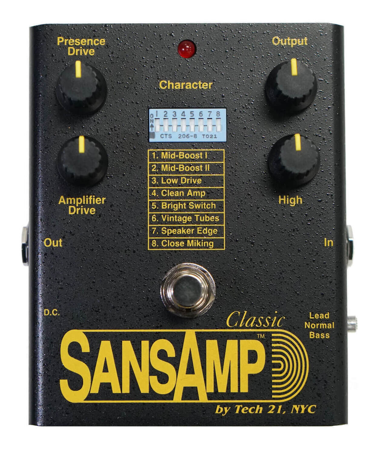 楽天市場】TECH21/SansAmp エフェクター red ripper レッド・リッパー
