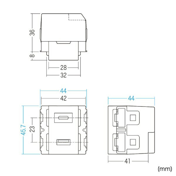 サンワサプライ TAP-KJUSB1C1BK 埋込USB給電用コンセント TYPEC搭載