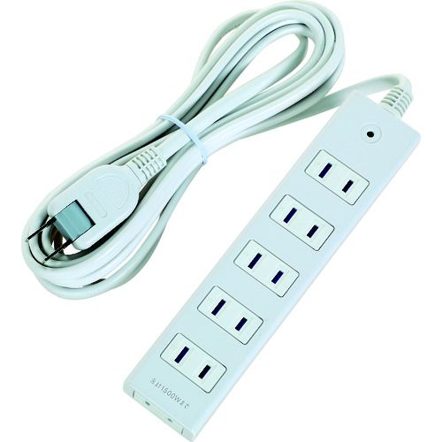 TRUSCO 電源タップ 2P6個口 TOT2-605