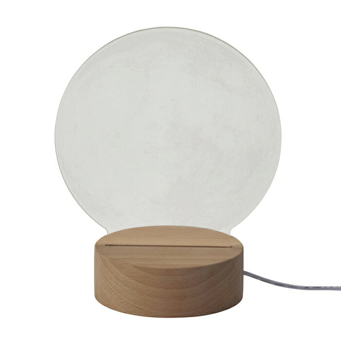 アクリルLEDライト 月 390-300