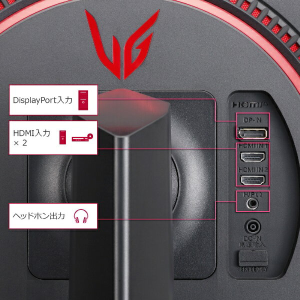 LG 23.8型 LG UltraGear FHD ゲーミングモニター IPS 24GN650-BAJP