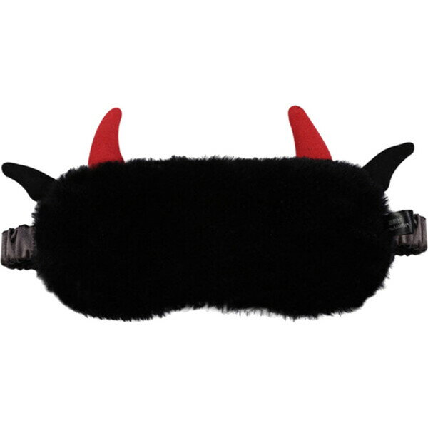 belulu ふわもこアイマスク 小悪魔ブラック KRD9007-BK