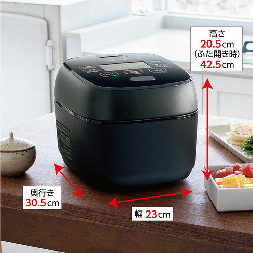 楽天市場】象印マホービン 象印 圧力IH炊飯ジャー ブラック NW-MA07-BA