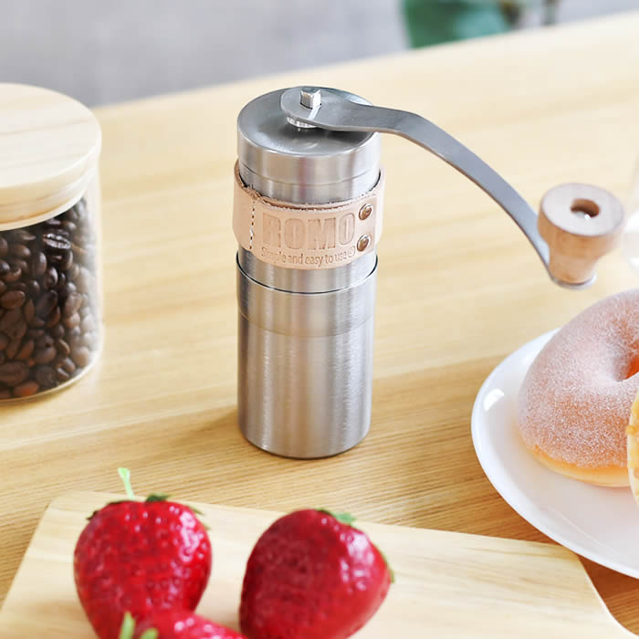 ロモ romo 手挽きコーヒーミル コーヒーミルウッド＋ホルダー coffee mill wood ＋ holder ROMR-551146