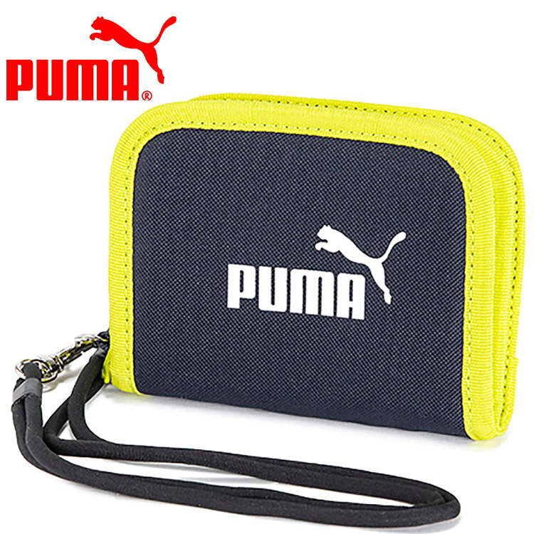 PUMA ユニセックス プーマ アクティブ ジップ ウォレット 078927 Peacoat-Puma White UA
