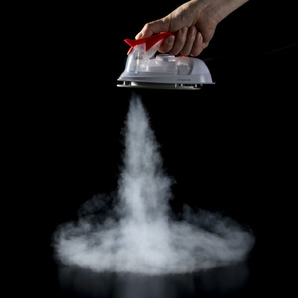 PIERIA ミニスチームアイロン DMS-2103(RD)(1台)