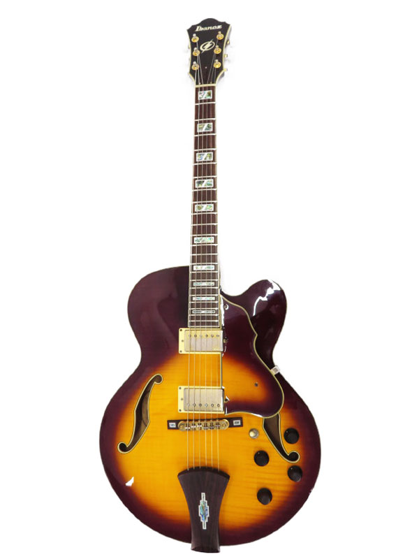 楽天市場】星野楽器 アイバニーズ フルアコIbanez AF105 VS | 価格比較
