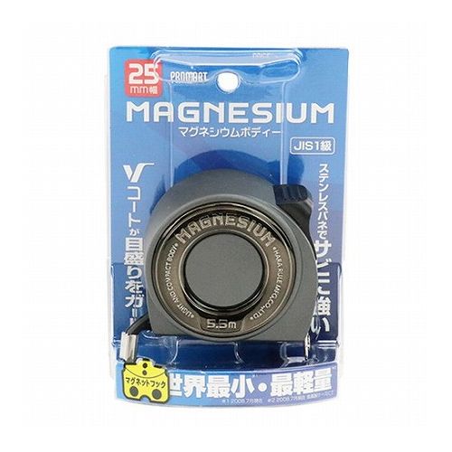 原度器 Hara Doki コンベックス メジャー マグネシウム25 5.5m MAGNET爪 MGN2555M