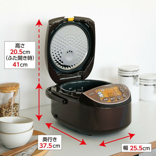 展示品－未使用.2024年製象印 IH炊飯ジャー NW-VC10TA 5.5合3 象印 ZOJIRUSHI IH炊飯ジャー 5.5合炊き NW-VC10-TA 〈NWVC10-TA