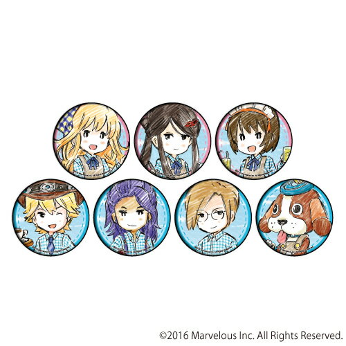 楽天市場】A3 缶バッジ 牧場物語 再会のミネラルタウン 06