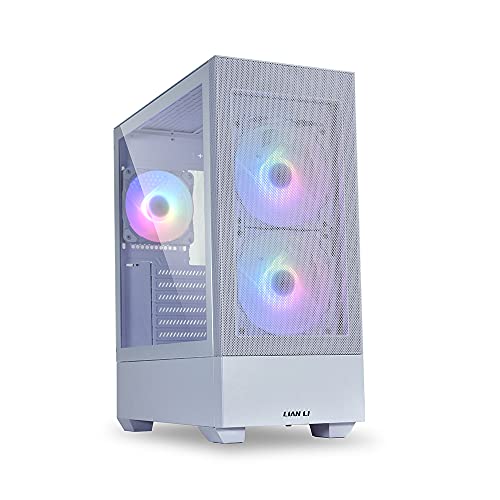 LIANLI PCケース ATX /Micro /Mini-ITX LANCOOL 205 MESH WHITE ホワイト LANCOOL205MESHWHITE