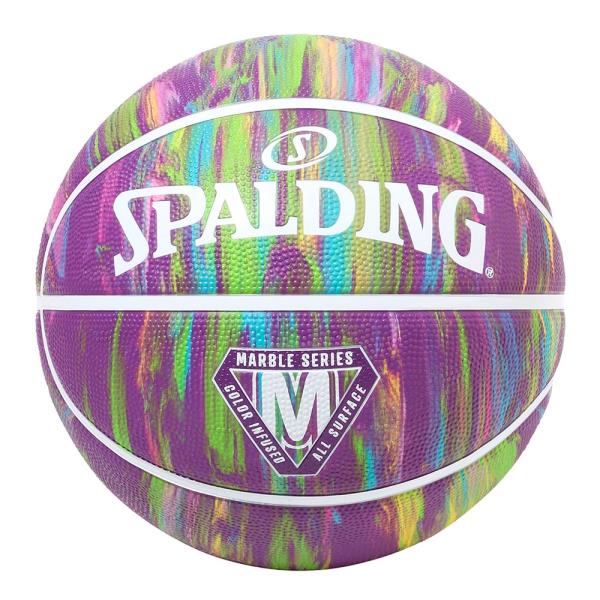SPALDING スポルディング マーブル パープル ラバー 6号球 84412Z
