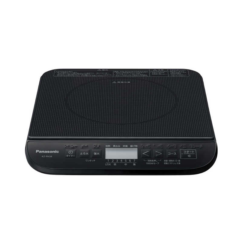 パナソニック 卓上IH調理器 ブラック KZ-PH34-K(1台)