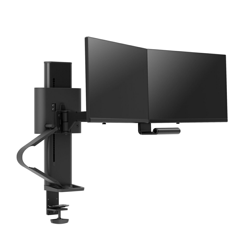 エルゴトロンジャパン｜ergotron エルゴトロン TRACE Dual Monitor Mount、Matte Black 45－631－224 45631224