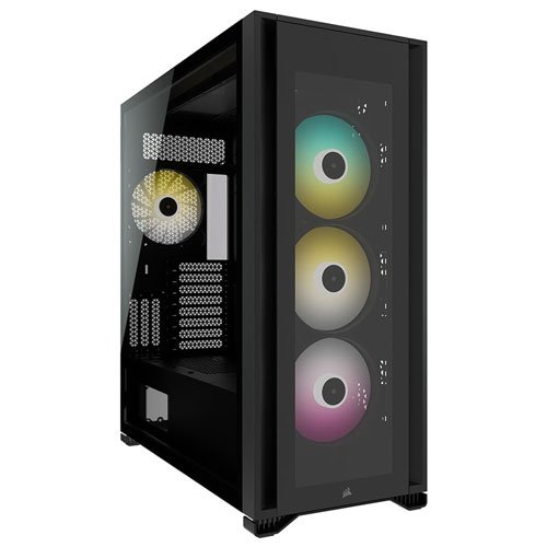 7000X RGB TG BLK CC-9011226-WW 65-5649-10 強化ガラスパネル搭載フルタワーPCケース ブラック CC-9011226-WW 7000XRGBTGBLK