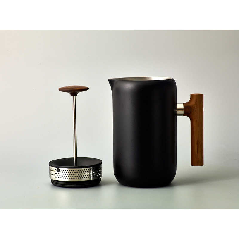 Fellow (フェロー) w Clara French Press (クララ フレンチプレス) Black+WALNUT(ブラックウォルナット)
