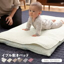 敷きパッド/寝具 洗える 綿100% mofua モフア イブル BABY 〔ベッドルーム〕