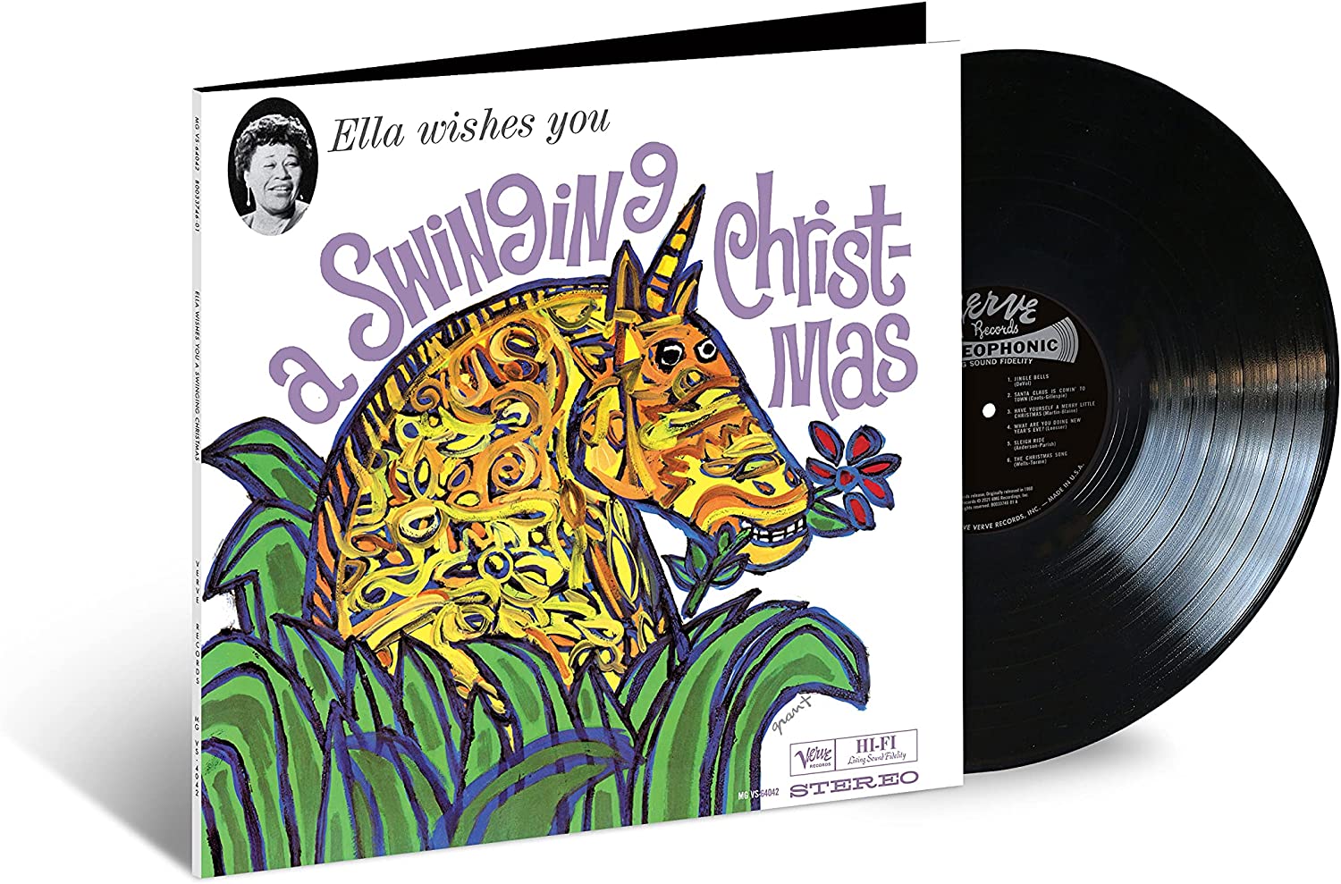 Ella Fitzgerald Ella Wishes You A Swinging Christmas LP