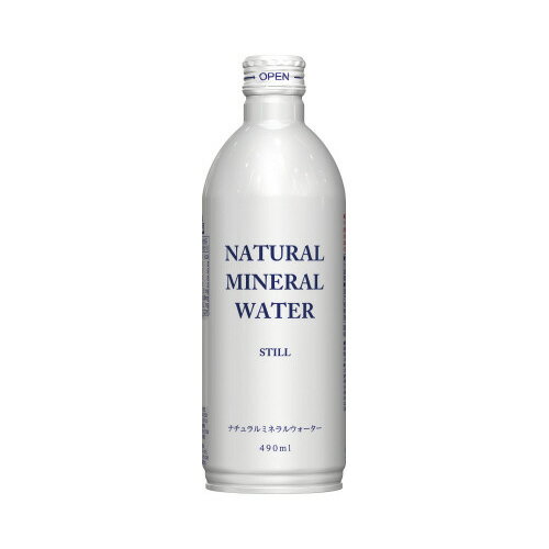 ジャスティス ナチュラルミネラルウォーター ボトル缶 490ml