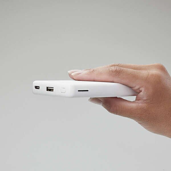 エレコム モバイルバッテリー 7000mAh PD 薄型 コンパクト ホワイト DE-C27-7000WH(1個)