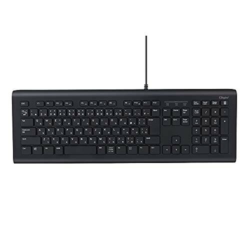 楽天市場】ナカバヤシ Digio2 タッチパッド 有線キーボード ブラック