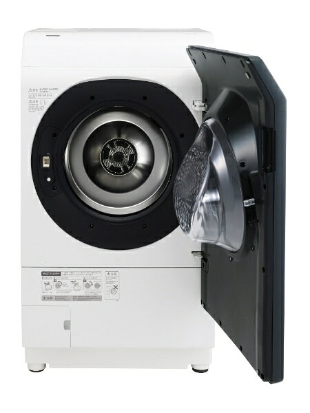 SHARP 電気式衣類乾燥機 ホワイト SHARP（シャープ） 【配送＆設置無料】シャープ ドラム式洗濯乾燥機 右