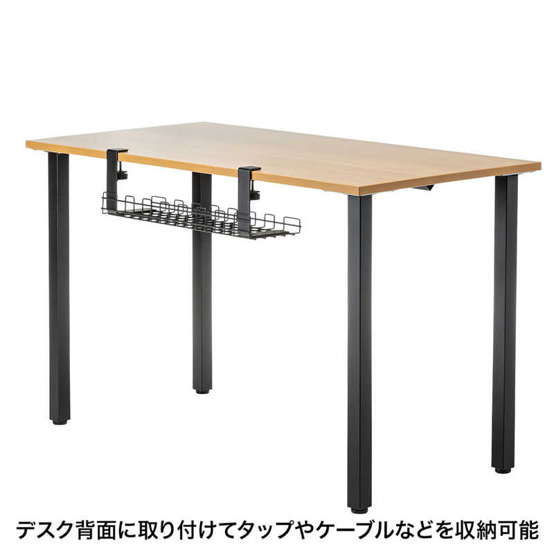 サンワサプライ CB-CT4BK ケーブル配線トレー ワイヤー Sサイズ 汎用タイプ ブラック