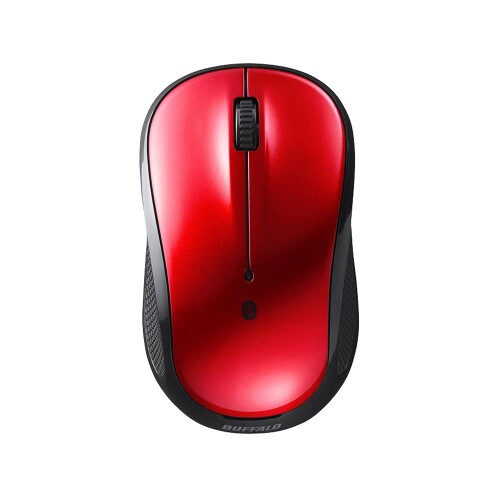 BUFFALO Bluetooth マウス レッド BSMBB105RD