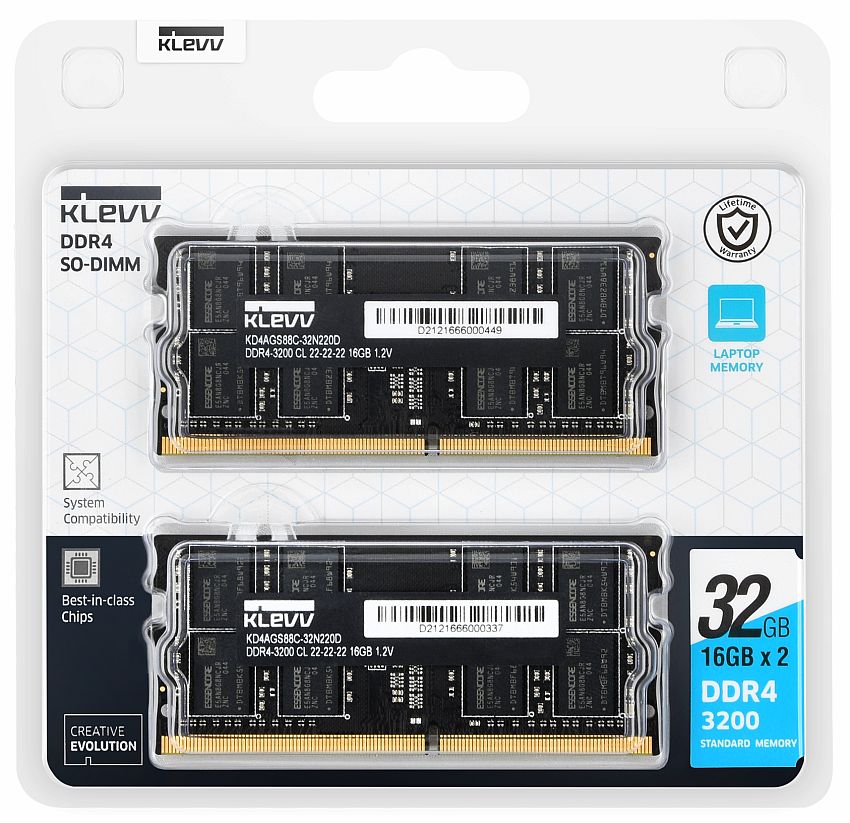 楽天市場】KLeVV ノートPC用メモリ 32GB KD4AGS88C-32N220D | 価格比較
