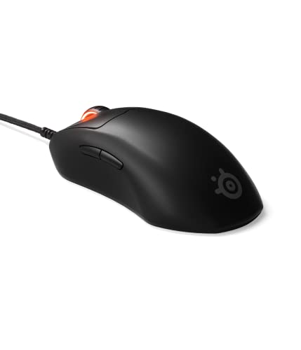 SteelSeries ゲーミングマウス 有線 軽量 高速反応 エルゴノミクスデザイン カスタマイズ機能 Prestige OMスイッチ SuperMeshケーブル Prime 62533