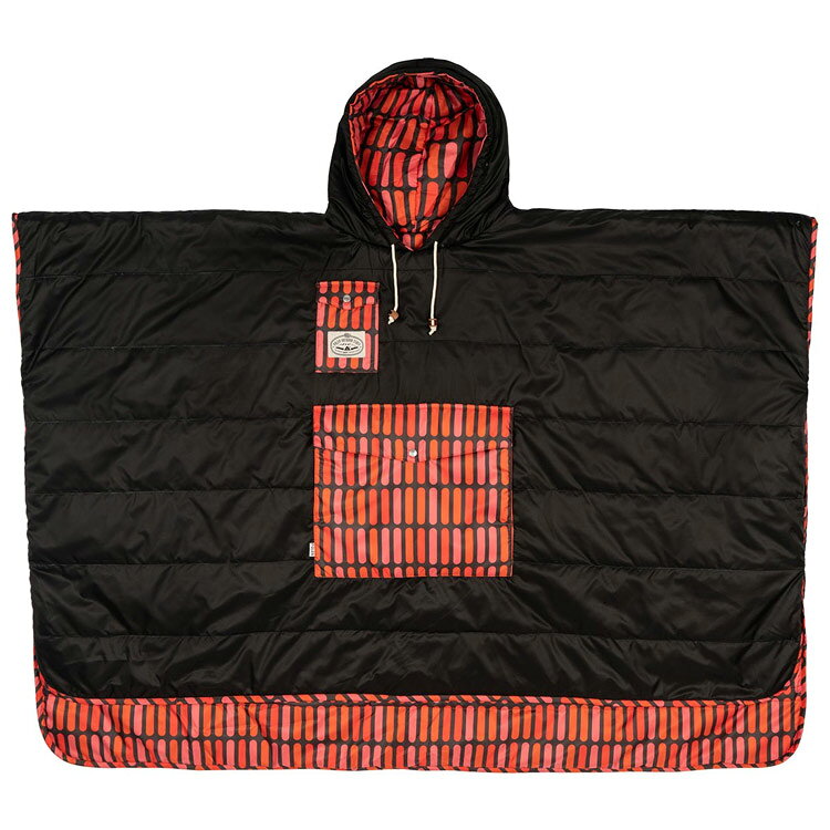ポーラー PONCHO HAL×BLACK #213ACU5601-HALB POLeR