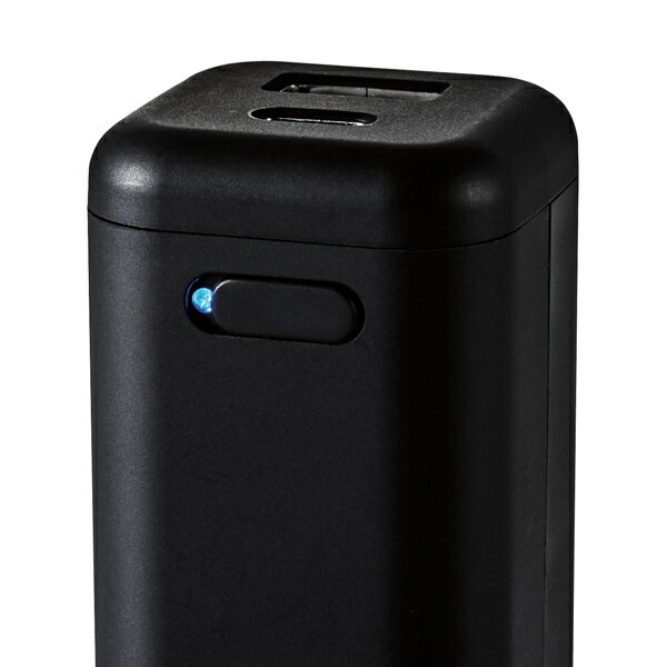 エレコム モバイルバッテリー 乾電池式 ケーブル付 黒 DE-KD02BK(1個)