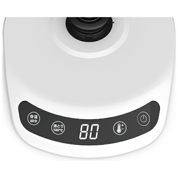 T-FAL 電気ケトル アプレシア コントロール ホワイト 0.8L KO7201JP