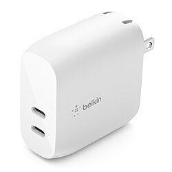 BELKIN 急速充電対応 デュアルUSB-C充電器 2ポート WCB006DQWHJP