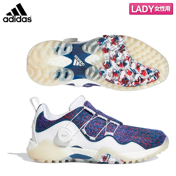 adidas ウィメンズ コードカオス ボア21 / Codechaos BOA 21 Primeblue Spikeless Golf FW5631 23.0cm