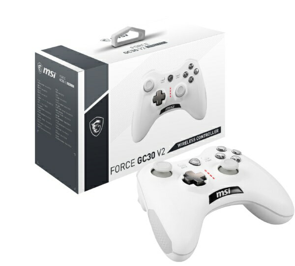 MSI ゲーミングコントローラー FORCE GC30 V2 WHITE