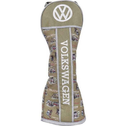 フォルクスワーゲン フェアウェイウッド用ヘッドカバー ベージュ VWHC-1802-FW-BEIGE Volkswagen