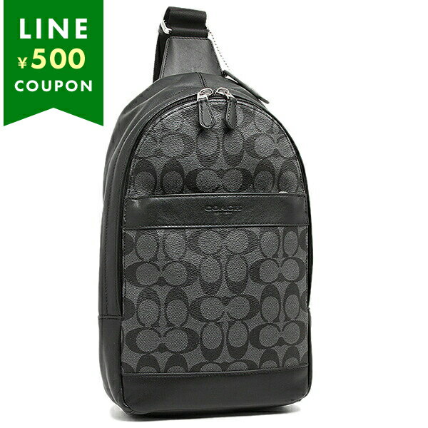 COACH メンズ ボディバッグ シグネチャー メッセンジャー ブラック F54787 CQ/BK