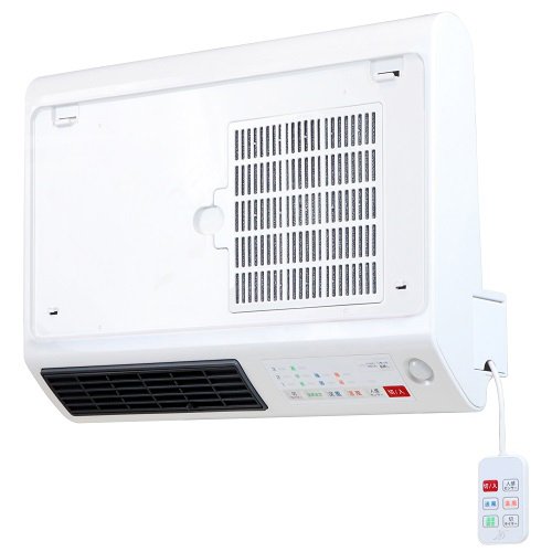 楽天市場】電響社 人感センサー付脱衣所ヒーター ホワイト DWC-J120L
