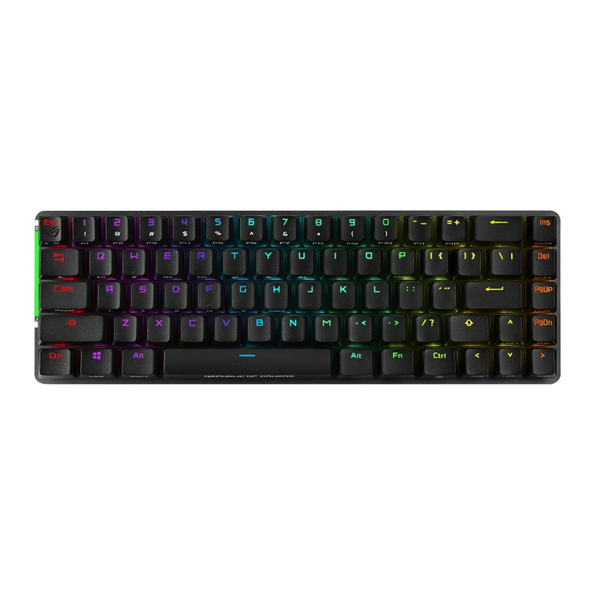 ゲーミングキーボード ROG Azoth ASUS 89,800円、1.47型有機ELを搭載したゲーミングキーボード「ROG